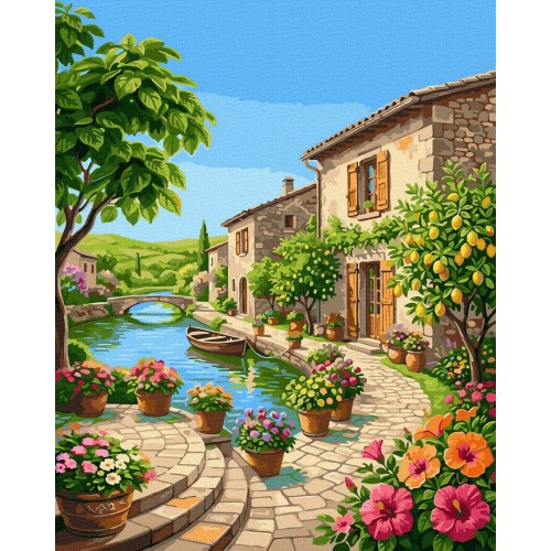 Рисуване по номера - Лимонов рай в Тоскана