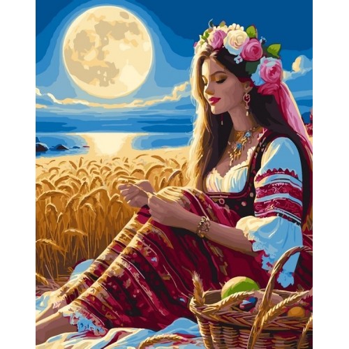 Рисуване по номера - Лунна жътва (по авторско право)